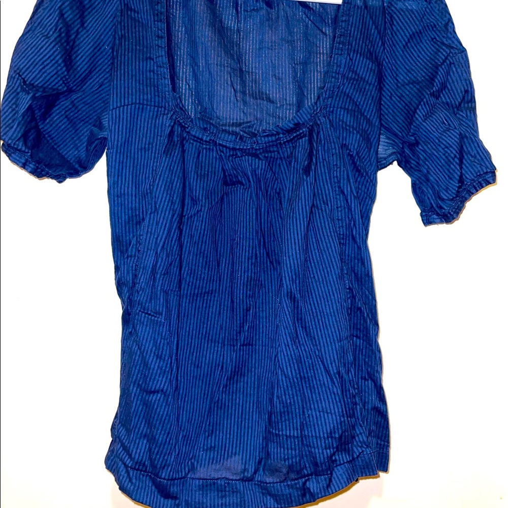 Navy American Eagle blouse tie in black size 12